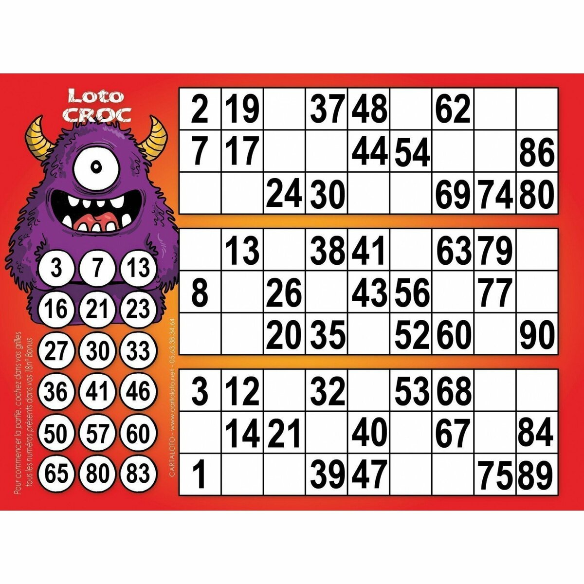 Loto du13 septembre 2026 / ouvert à tous